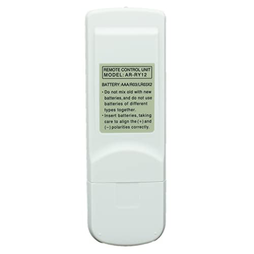 Azwok Replacement AR-RY12 Remote for Fujitsu Air Conditioners - No Programming Needed