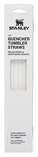 Stanley Quencher Tumbler Replacement Straws - BPA-Free, 4-Pack