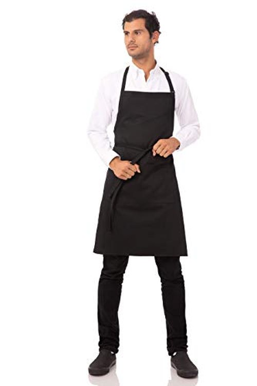 Chef Works Unisex Butcher Apron, Black, One Size (2 Pack)