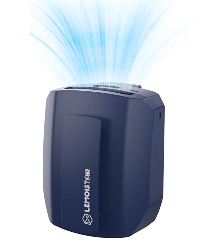 LEMOISTAR 3-in-1 Portable Mini Waist Fan - USB Rechargeable, 20H Runtime