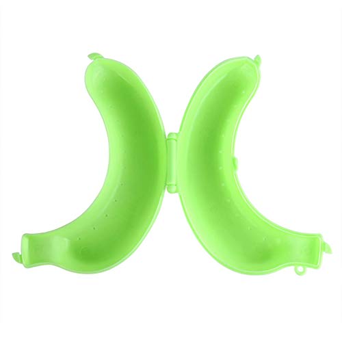 Portable Banana Protector Box - Lightweight Plastic Storage Case for Travel