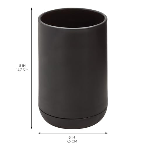 iDesign Cade Soft Aqua Toothbrush Holder - Durable & Stylish