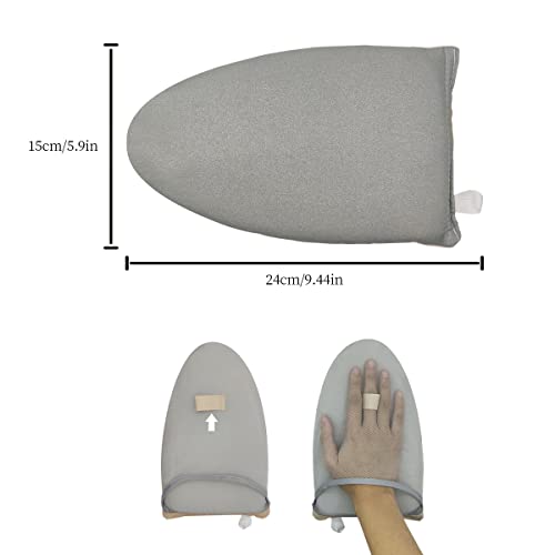 Heat Resistant Garment Steamer Ironing Glove with Finger Loop