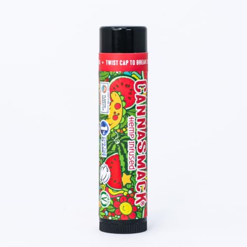 CannaSmack Vegan Hemp Lip Balm - Watermelon Hydrating Lip Treatment