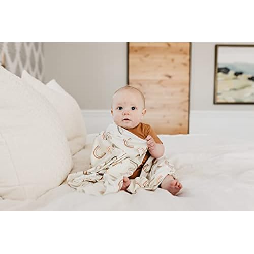 Copper Pearl Large Premium Knit Baby Swaddle Receiving Blanket Kona
