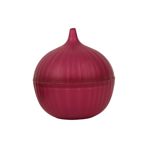 Servette Home Red Onion Food Keeper Storage Container with Lid