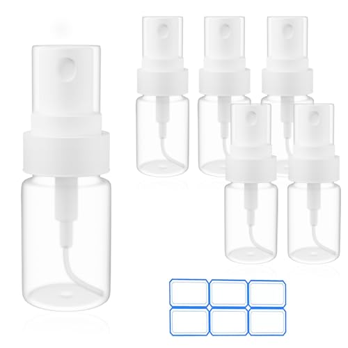 Refillable Mini Perfume Travel Bottles 6-Pack 5ml Fine Mist Atomizers