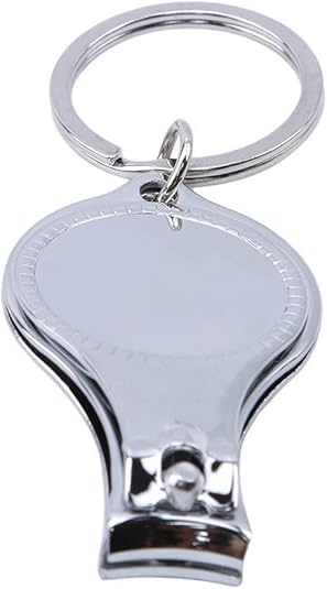 WLngtv 3-in-1 Multifunction Nail Clipper Keychain & Bottle Opener