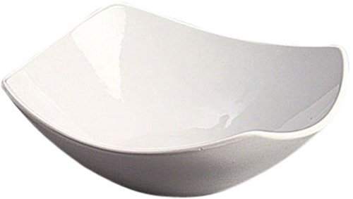 American Metalcraft SQND15 Bowls, 14.375" Length x 14.375" Width, White