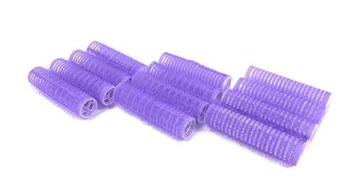 Bexter Self Grip Hair Rollers - Heatless Small Plastic Curlers 24 Pack