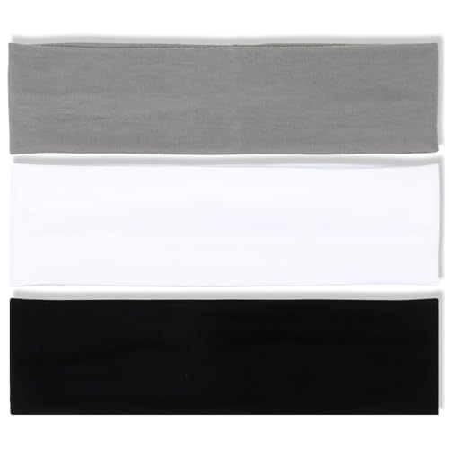 TERSE Women's Thick Stretchy Sweat Headbands Non-Slip Hair Accessories