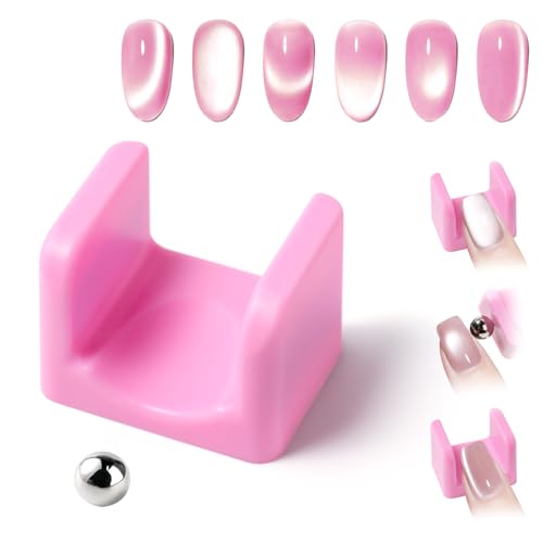 Cat Eye Nail Magnet Tool with Magnetic Bead for DIY Manicure Art Design