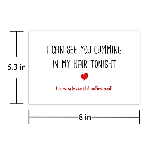 Naughty Valentine's Day Card for Him | Leinessy Anniversary Gift