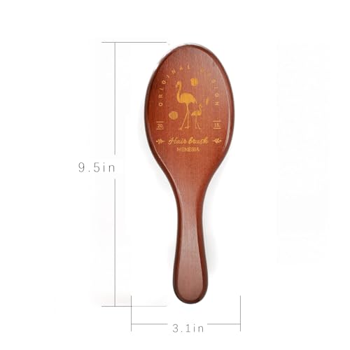 Boar and Nylon Bristle Hair Brush for Fine and Dry Hair