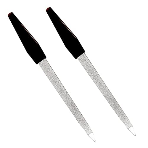 Pinkee's 6 Inch Stainless Steel Metal Nail File 2 Pack