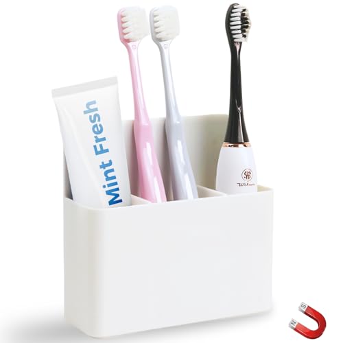 Magnetic Toothbrush Holder for Cruise Cabins - Compact Bathroom Organizer