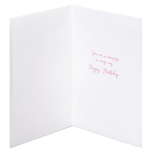 Papyrus Birthday Card for Daughter - Floral Heart Vase Design
