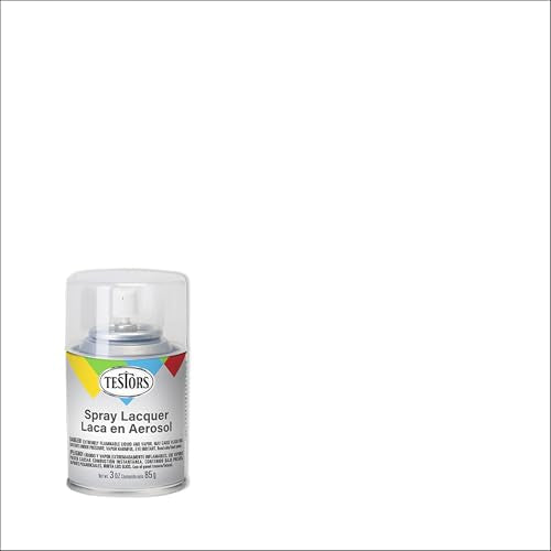 Testors 3oz Clear Coat Spray Lacquer for Arts and Crafts