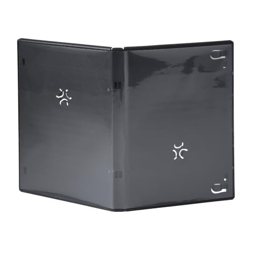 Progo 6-Disc DVD Case - 14mm Standard Size Storage Holder (5 Pack)
