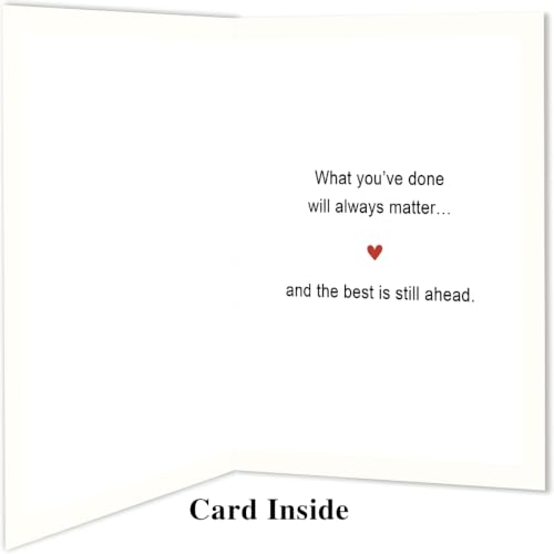 Cardevo Farewell Retirement Card (DA-011) - 7x5 Luxury Linen Greeting Card