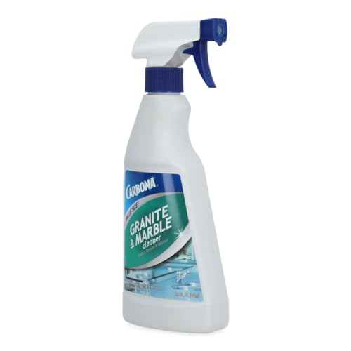 Carbona Granite & Marble Cleaner, Non-Abrasive Stone Polish, 16.8 Fl Oz