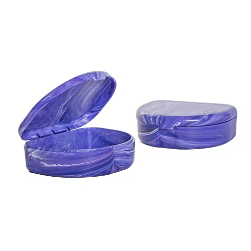 Blasting Health Designer Marble Retainer Case for Aligners & Mouth Guards