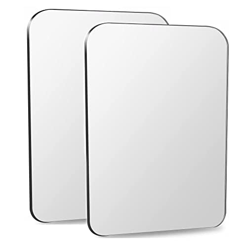 Tooackl 5x7 Inch Magnetic Locker Mirror, Shatter-Resistant Acrylic