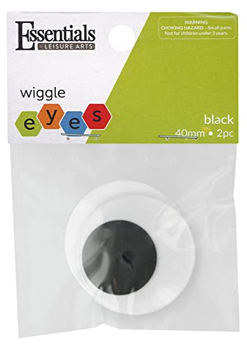 Essentials 40mm Moveable Googly Eyes - 2 Pack for Crafts