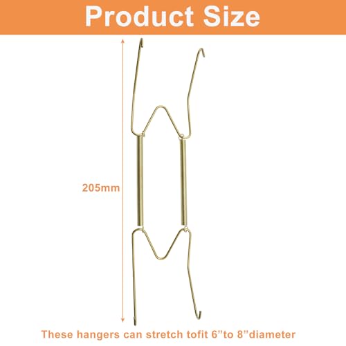 Stainless Steel Plate Hangers for 9-10 Inch Decorative Plates