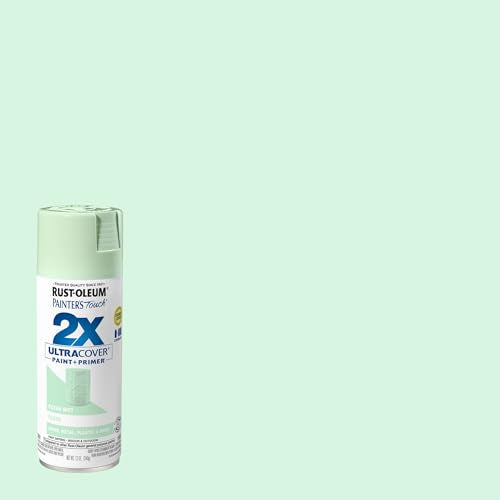 Rust-Oleum Painter's Touch 2X Ultra Cover Spray Paint Gloss Ocean Mist 12oz – Interior & Exterior Finish