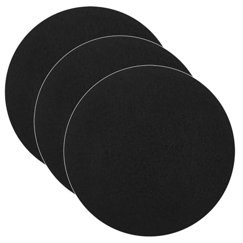 7.25-Inch Activated Charcoal Compost Filters, Round Replacement Bin Refills (3 Pack)