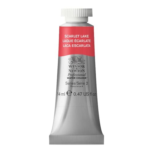 Winsor & Newton Professional Watercolor Tube - Scarlet Lake, 14ml