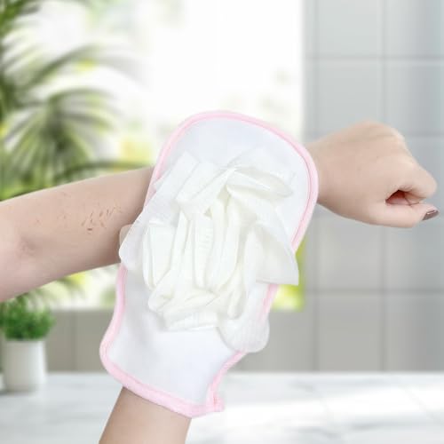 Korean Exfoliating Mitt and Back Scrubber Dual-Sided Body Bath Sponge