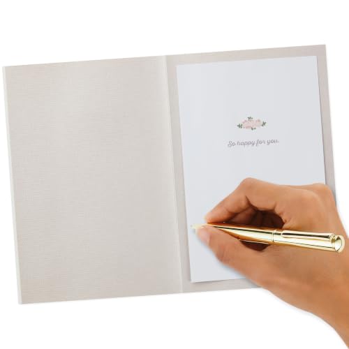Hallmark Signature Wedding Card - Elegant Bridal Dress Design