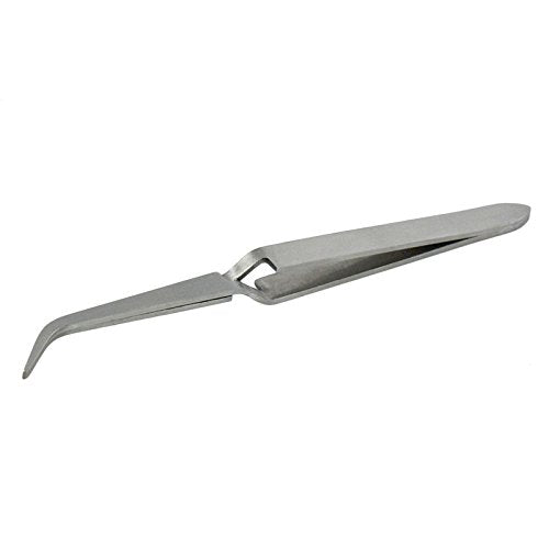 Yimart Stainless Steel Nail Art Tweezers for Rhinestones and C-Curve Acrylics
