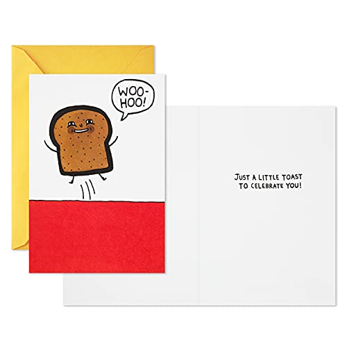 Hallmark Funny Birthday Cards Pack - Toast & Goldfish Designs