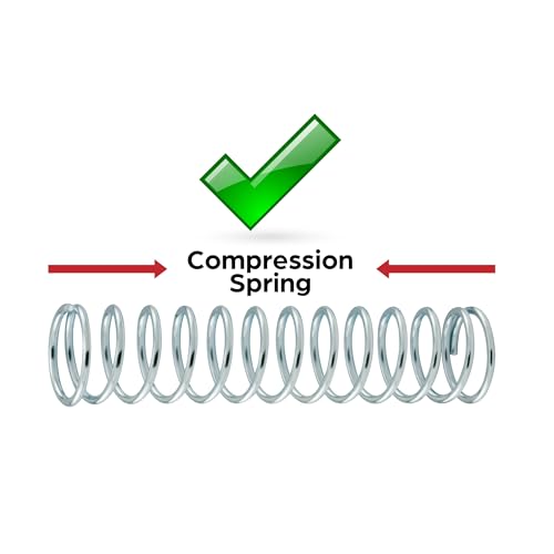 Compression Springs 0.035 GA x 1/4 In. x 1/2 In. - 6 Pack