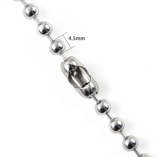 196 Inch Stainless Steel Ceiling Fan Pull Chain Extension with Connectors