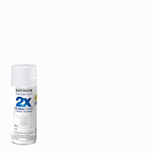 Rust-Oleum Painter's Touch 2X Ultra Cover Spray Paint - Flat White, 6 Pack