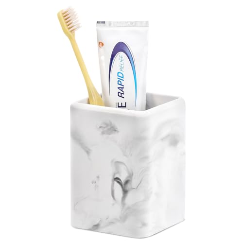 Luxspire Marble Diatomite Toothbrush Holder - 1 PC Bathroom Organizer
