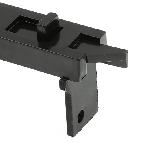 Prime-Line F 2628 Vinyl Spring-Loaded Tilt Latch Pair - Matte Black, 1 Count
