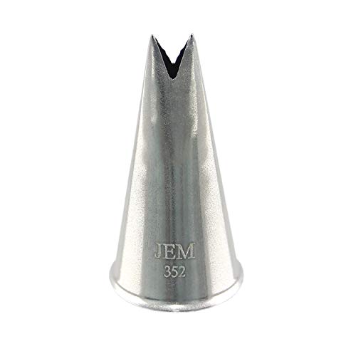 JEM Leaf & Poinsettia Piping Nozzle #352 - Stainless Steel Tip