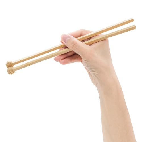 Cat Paw Chopsticks - 2 Pack Reusable Bamboo Utensils