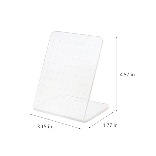 Acrylic Earring Holder Organizer - 72 Holes for Studs (2 Pack)