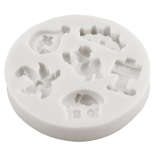 Sea Life Silicone Fondant Molds Set for Cake Decorating - 2pcs