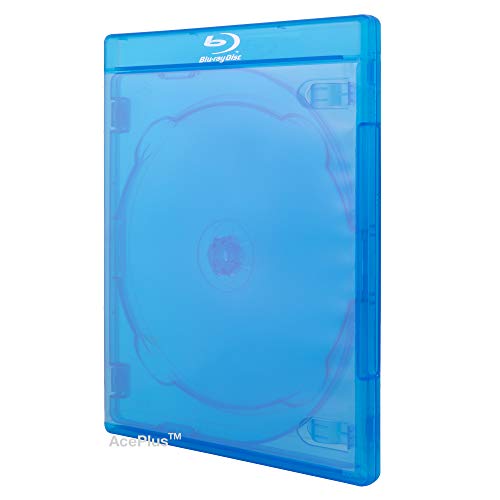 AcePlus Blu-ray Triple 3-Disc Replacement Case, 12mm Standard Thickness