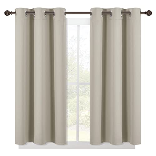 NICETOWN Blackout Curtains - Thermal Insulated Grommet Drapes, 42" x 45", Set of 2