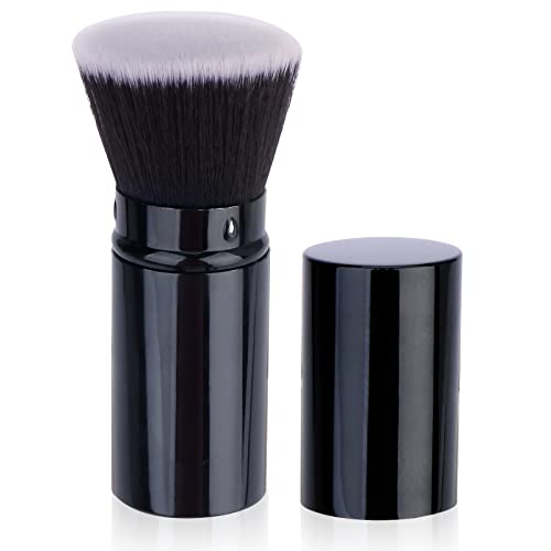 UNIMEIX Retractable Kabuki Makeup Brush for Foundation, Powder and Sunscreen