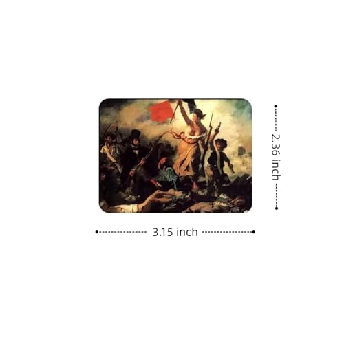 Famous Art Refrigerator Magnets Decorative Strong Magnetic Office Art Gifts