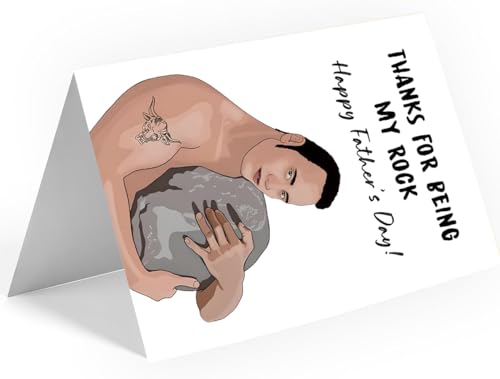 Funny Father's Day Card for Dad - Cute Thank You Gift from Kids